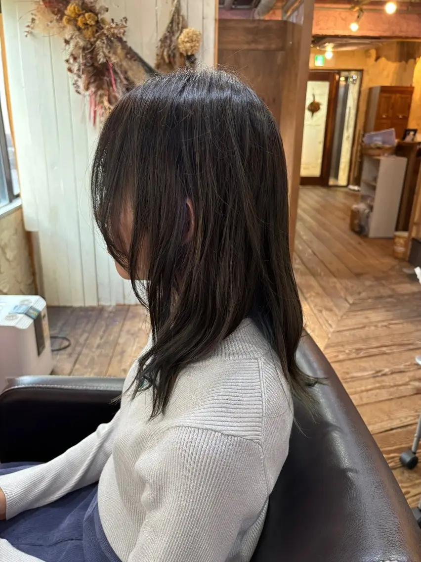 カット+カラー+トリートメント¥10000の写真