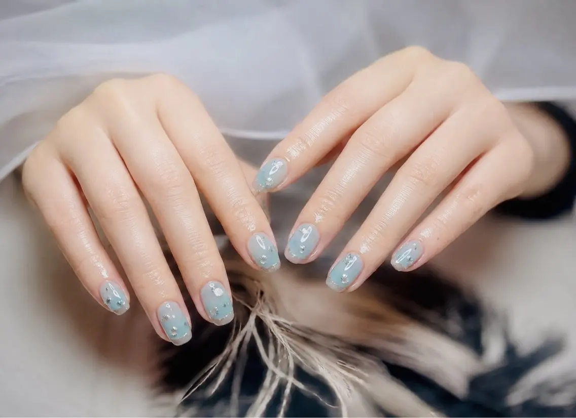 ネイル キラキラネイル ストーンネイル Michan Nailのネイルデザイン