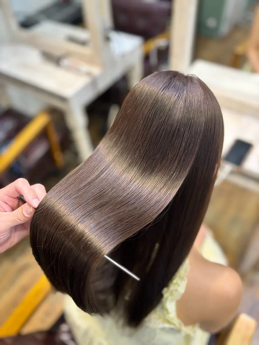 ロング カラー ブリーチ ダブルカラー インナーカラー ブリーチなしカラー 髪質改善 カット ヘアカラー トリートメント 💜髪質改善💜韓国 レイヤー💜TAKUのヘアスタイル