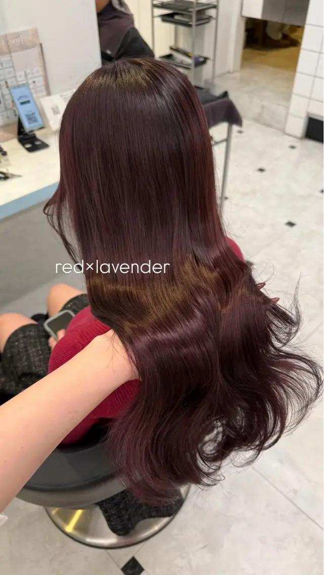 カラー ヘアカラー トリートメント ヘッドスパ ヘアセット 🇰🇷韓流暖色ヘア 🍒saaya🍒のヘアスタイル