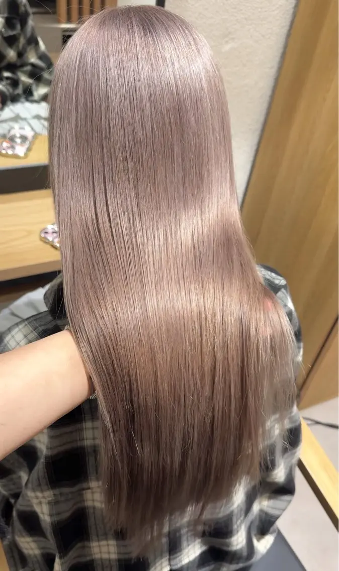 ロング ヘアカラー たかはし るなのヘアスタイル