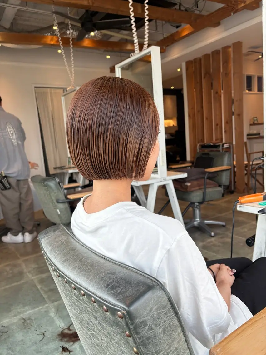 ショート カット トリートメント 🍃ボブ&ショート 縮毛矯正🍃専門🍃のヘアスタイル