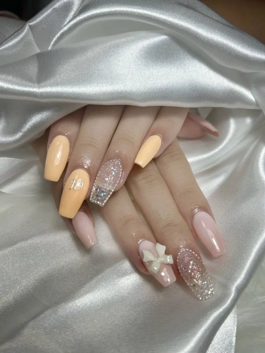 ネイル アートネイル オーロラネイル チークネイル 長さ出し フットネイル Chan nailsのネイルデザイン