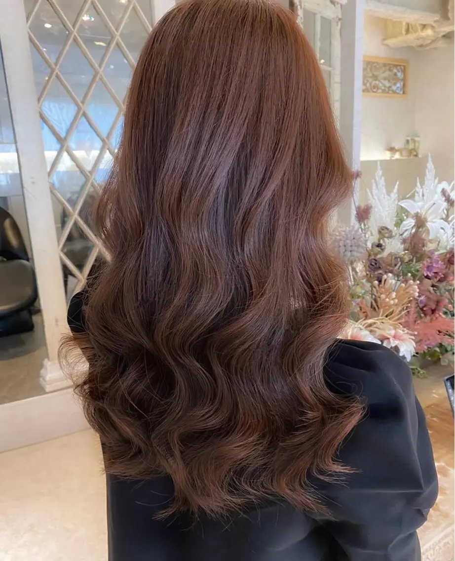 カラー ブリーチなし透明感 カラー/松沢州途のヘアスタイル