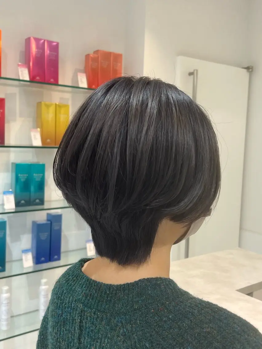 ショート カラー 市川 翔大のヘアスタイル