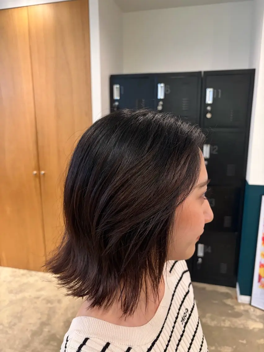 ショート 外ハネヘア hair brace 智之のヘアスタイル