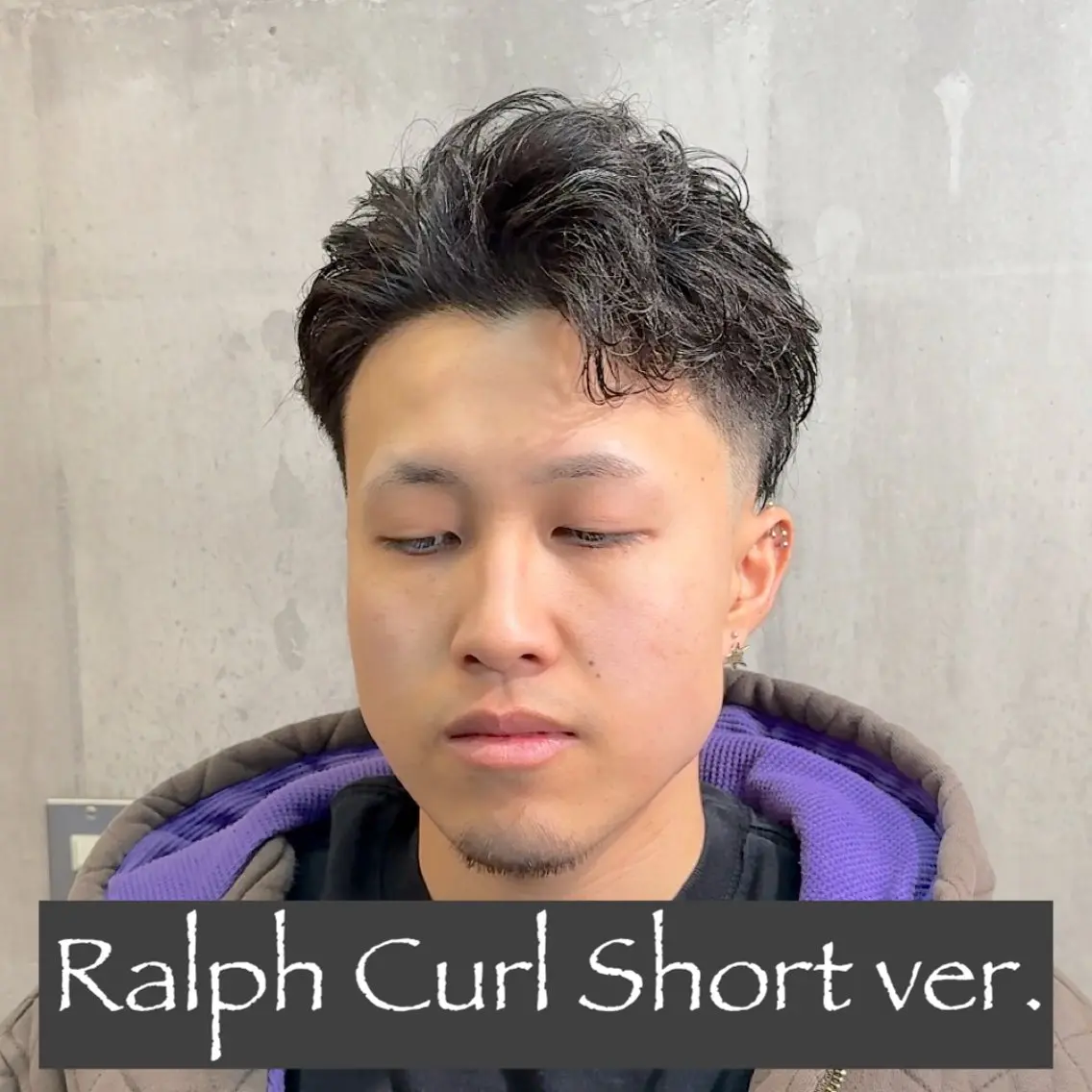 ショート パーマ ヘアアレンジ メンズ MENIN メンズ サロン 望月 涼太のヘアスタイル