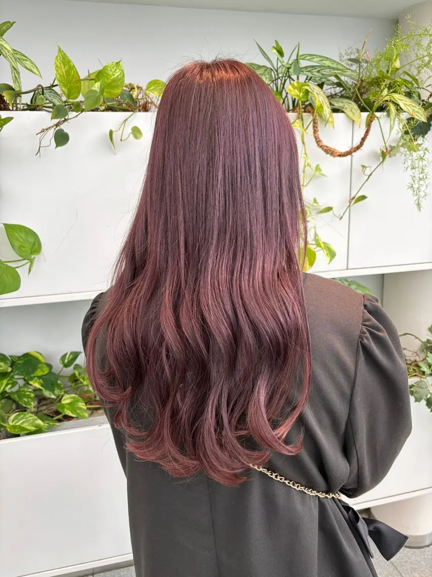 ロング カラー ラベンダーカラー くさかみさき🌼暖色 /耳つぼ/オタク🌼のヘアスタイル