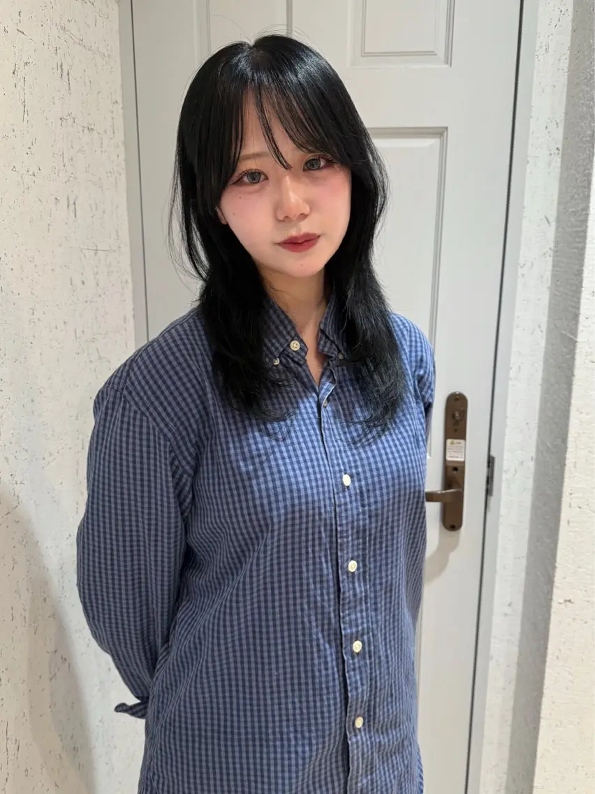 ミディアム カラー カット ヘアカラー トリートメント mai / linoah˚✧のヘアスタイル