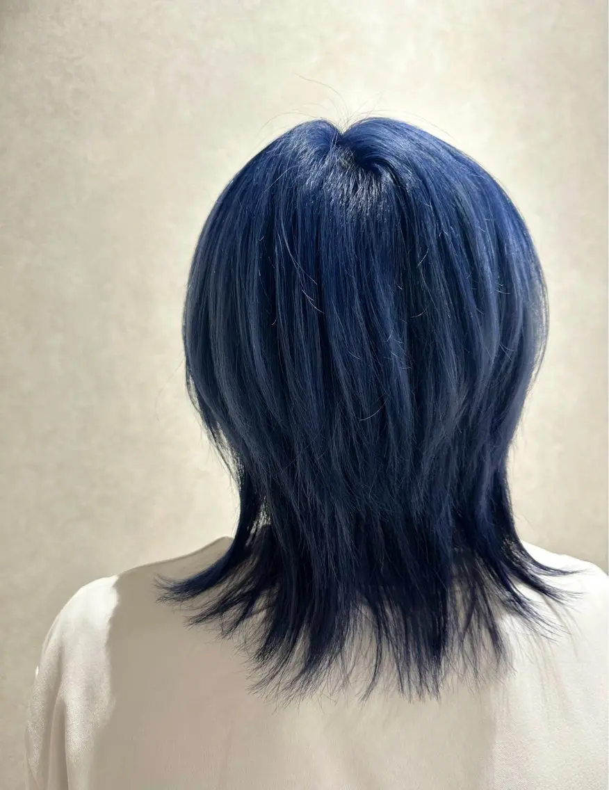 セミロング カット ヘアカラー ✂️秋葉原 🤍YURI🤍のヘアスタイル