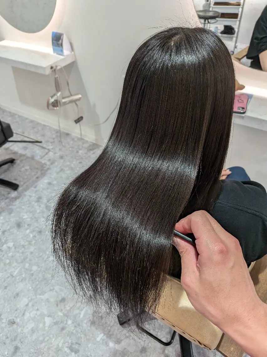 【こだわり縮毛矯正✨】カット無料✂️お悩み解消縮毛矯正コースの写真