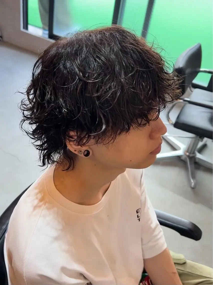 🖤カット➕パーマ🖤【メンズシャードーパーマ】モデル募集中‼️の写真