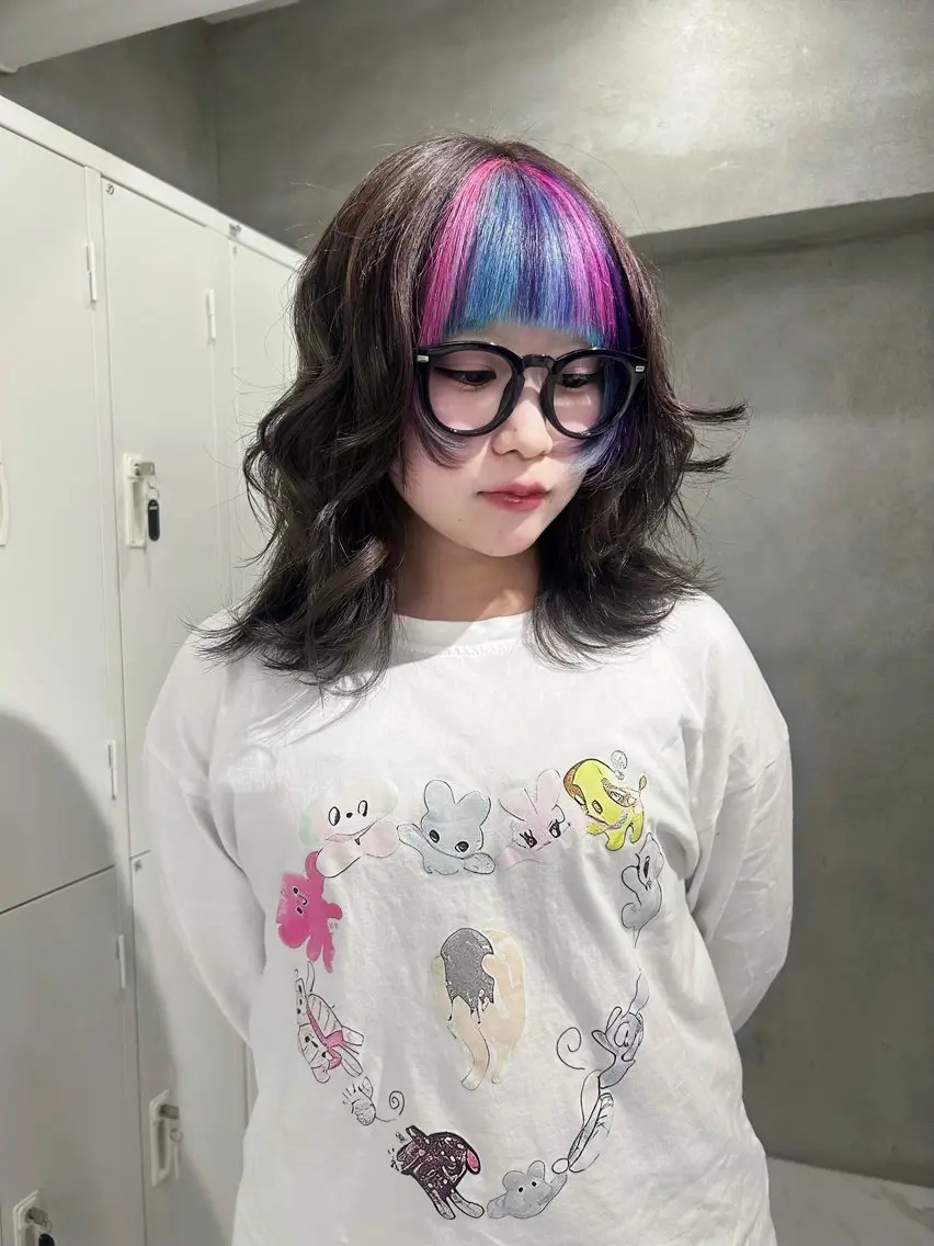 カラー ヘアカラー ️🧬akari🧬 ハイトーン/レイヤーのヘアスタイル