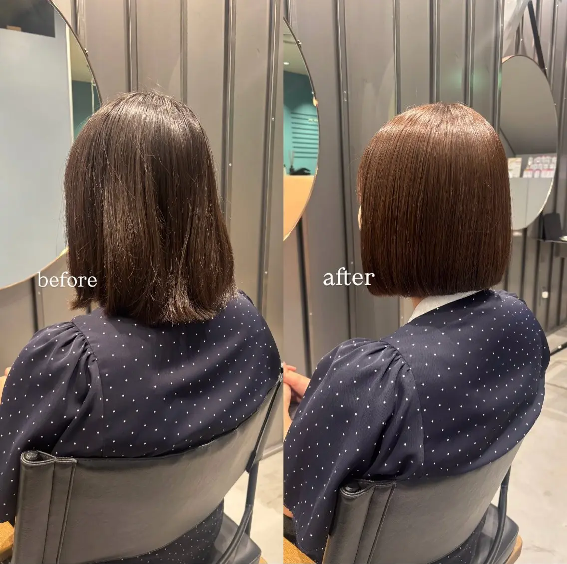 ショート カラー カット ヘアカラー トリートメント JUMI/ショート/ ボブ/透明感カラー✨のヘアスタイル