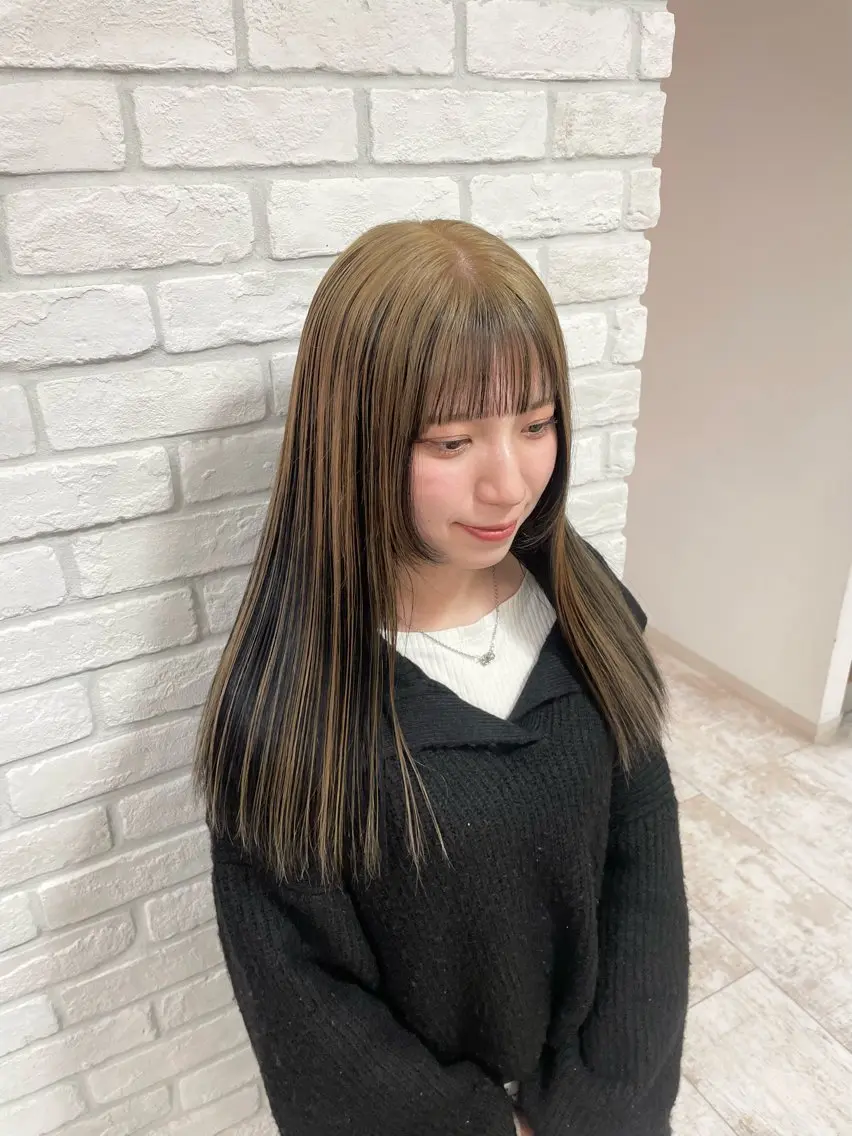 ロング カラー ヘアアレンジ カット ヘアカラー トリートメント ダブルカラー/ レイヤー🍒齋藤 澪のヘアスタイル