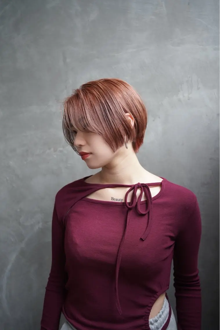 ショート ショートヘア 宮里 蓮生のヘアスタイル