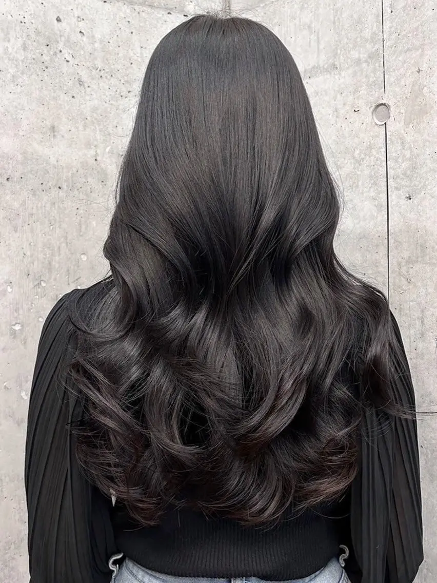 ロング カラー ヘアアレンジ 縮毛矯正 縮毛矯正・カラー特化 指名No.1shunのヘアスタイル