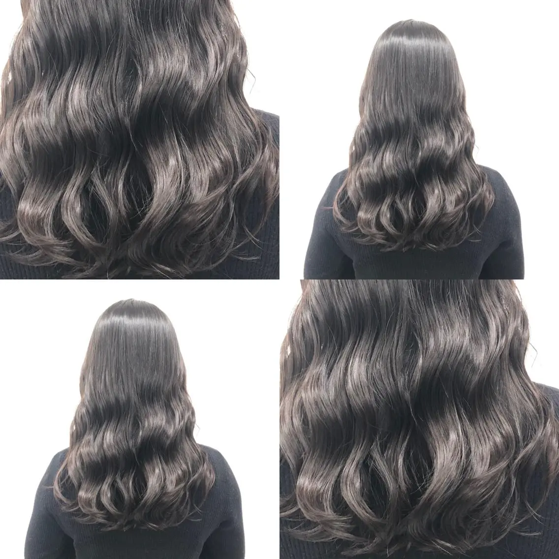 ミディアム カラー パーマ ヘアアレンジ メンズ キッズ ネイル マツエク・マツパ 上品＆韓国風 🥀海心🥀のヘアスタイル
