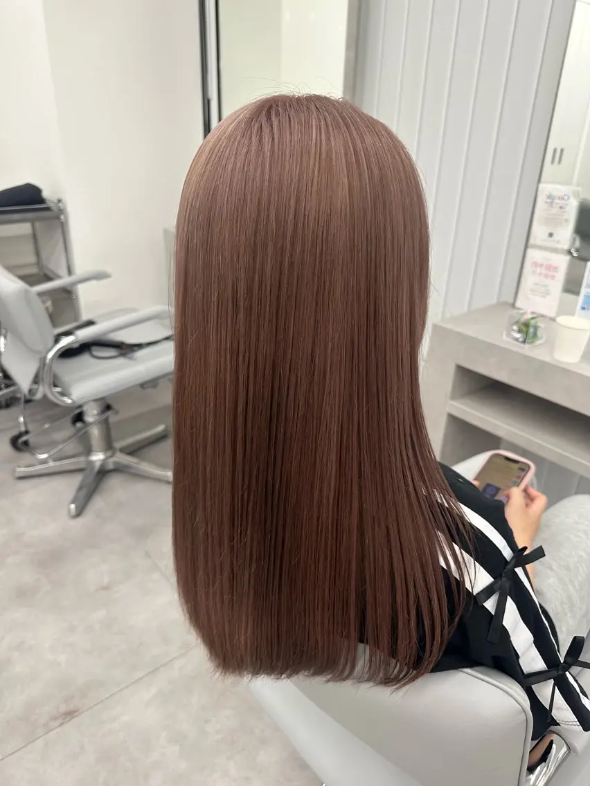 ロング ヘアカラー ボブハイトーン 🖤Ayame🖤のヘアスタイル