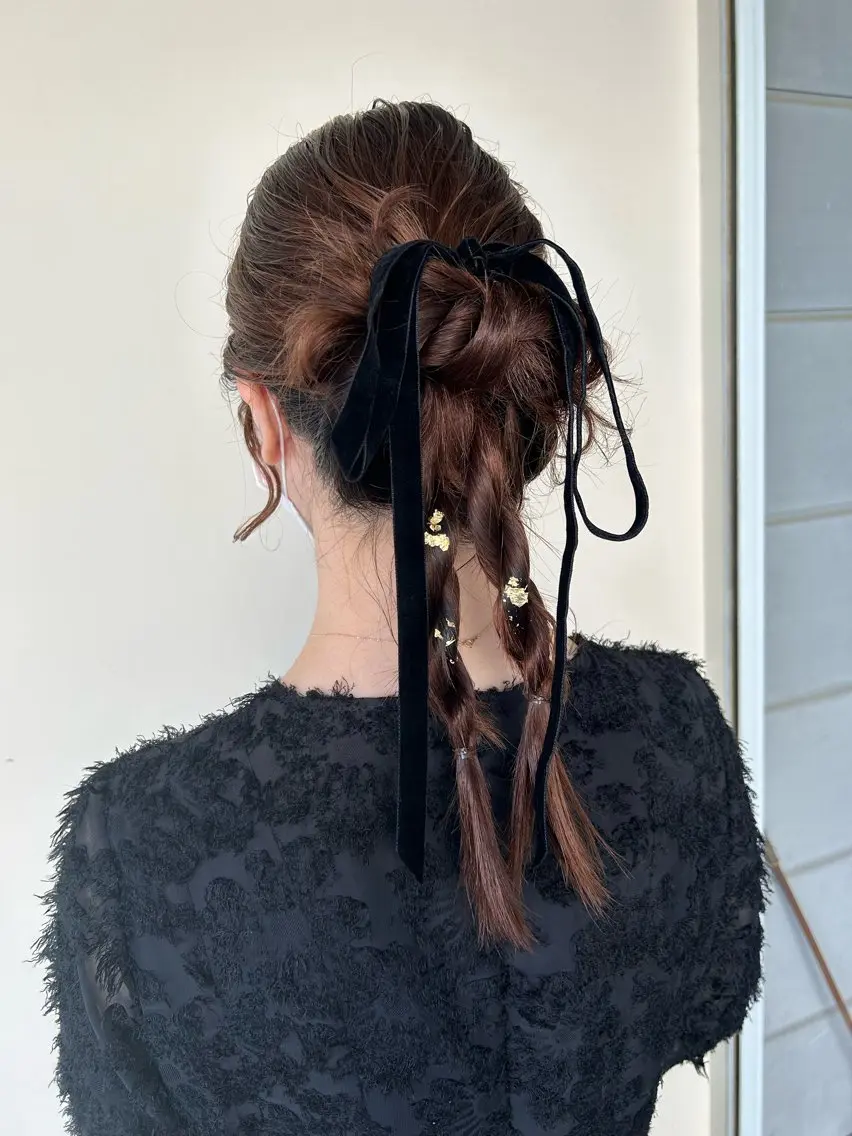 ロング ヘアアレンジ 小澤 志穂のヘアスタイル