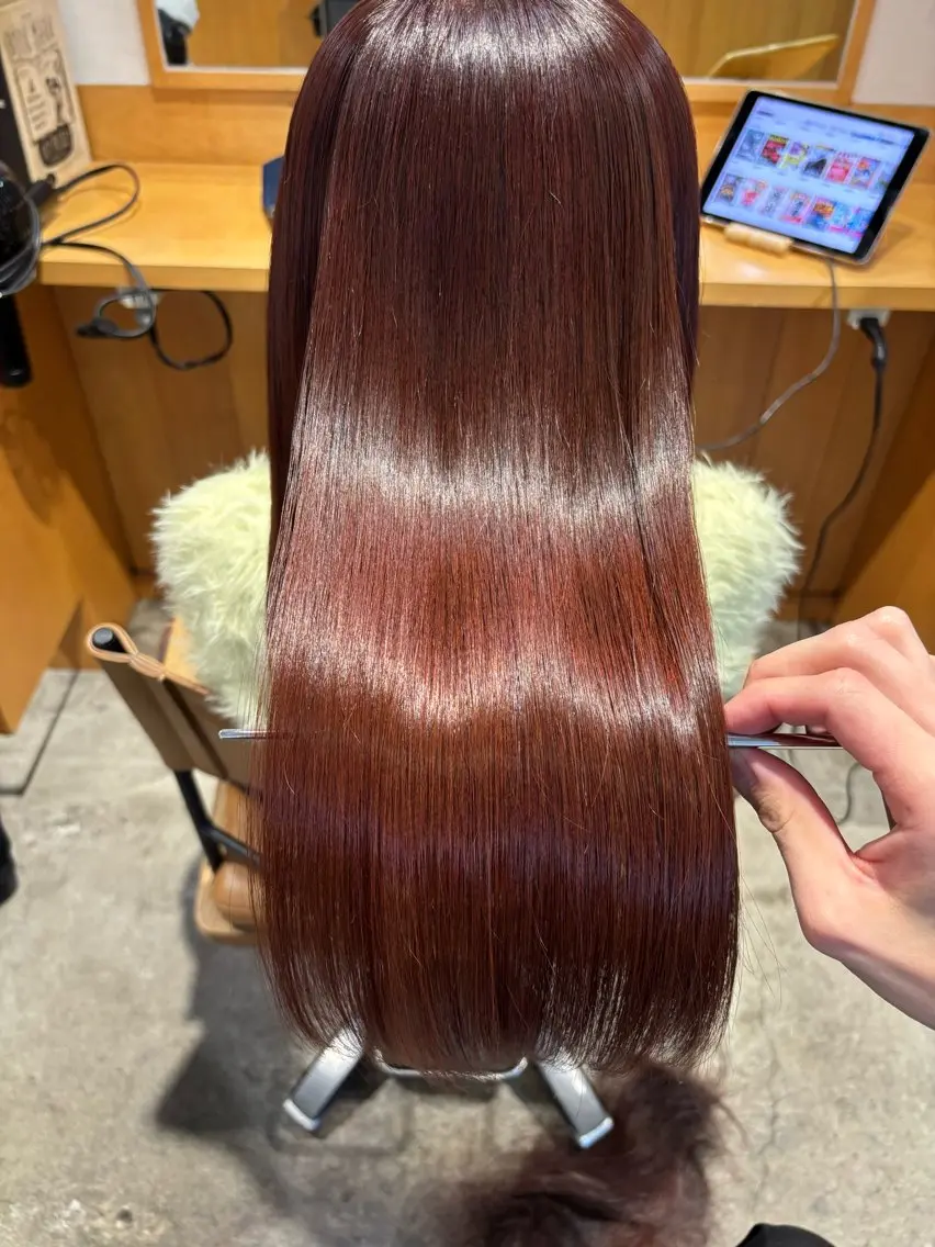 ロング カット ヘアカラー トリートメント 【Amphi Tokyo】宮原のヘアスタイル