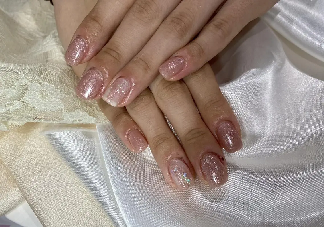 🎀大人気NO.6🎀💕ハンド ラメワンカラー💕 多数ある色の中からお選びいただけます!の写真