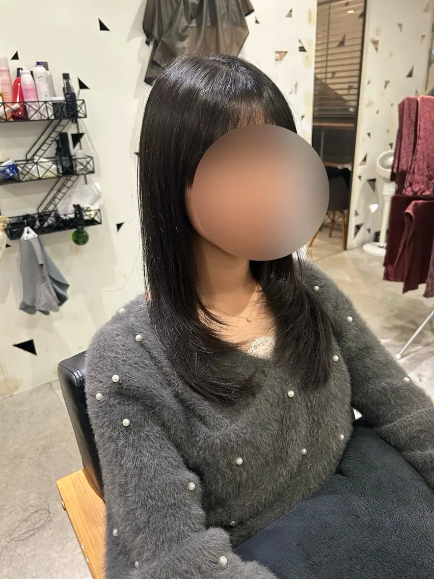 ロング 江川 輝星のヘアスタイル