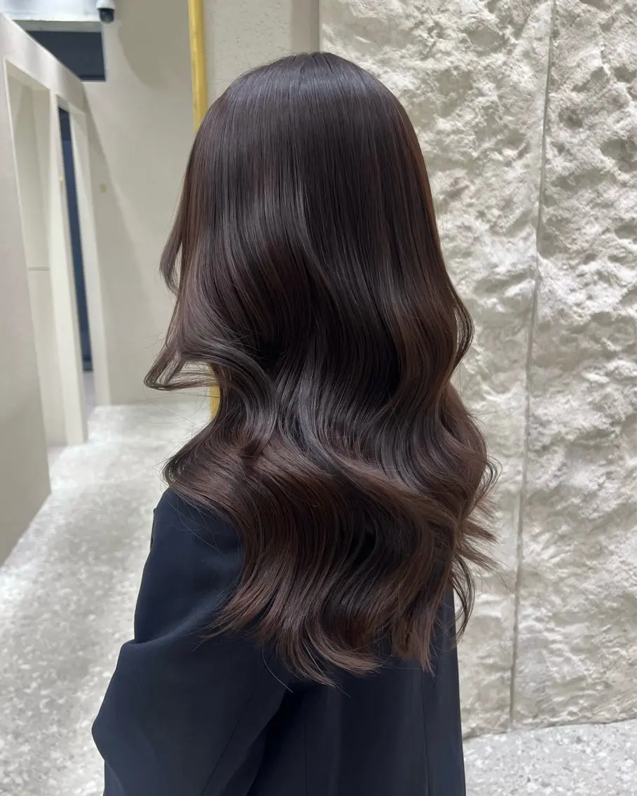 ロング カット ヘアカラー トリートメント 銀座マンツーマン/ 艶髪/佐藤カコのヘアスタイル