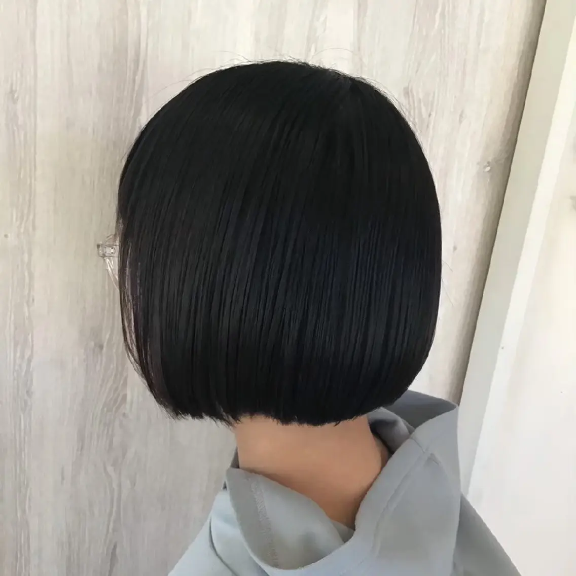 ミディアム ボブ 似合わせカット カット トリートメント ヘッドスパ グラスヘアー石垣 渕 七海のヘアスタイル
