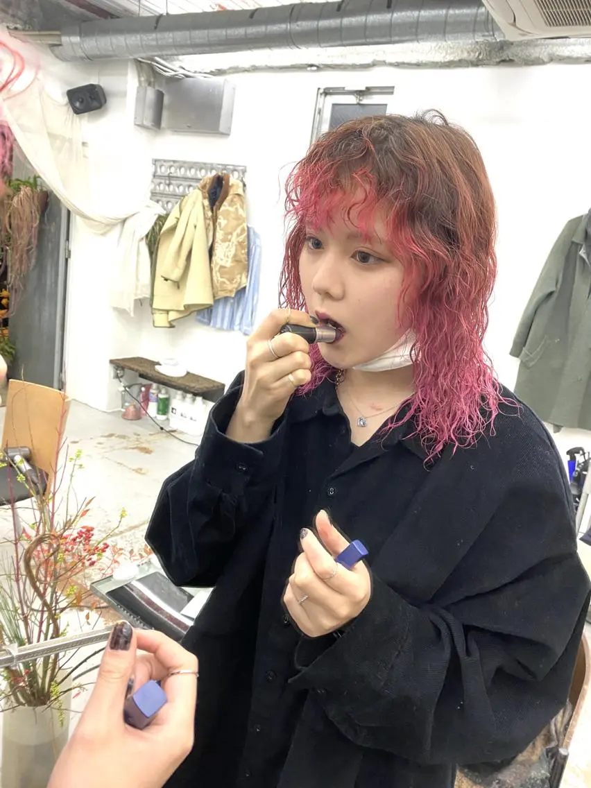 ケアカラー+クイックトリートメントの写真
