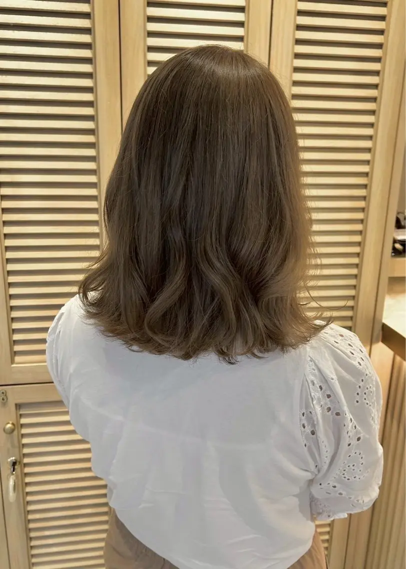 ミディアム カラー パーマ ヘアアレンジ サナ / elto四条烏丸のヘアスタイル