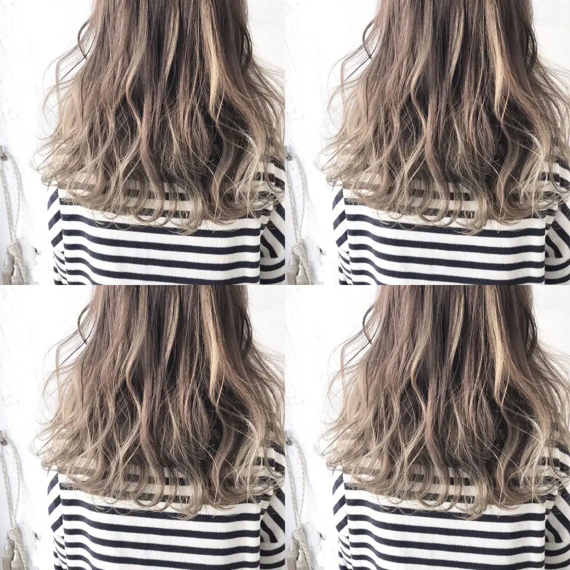 ロング ハイライト ヘアカラー トリートメント 小澤大輔 YOLO hairのヘアスタイル