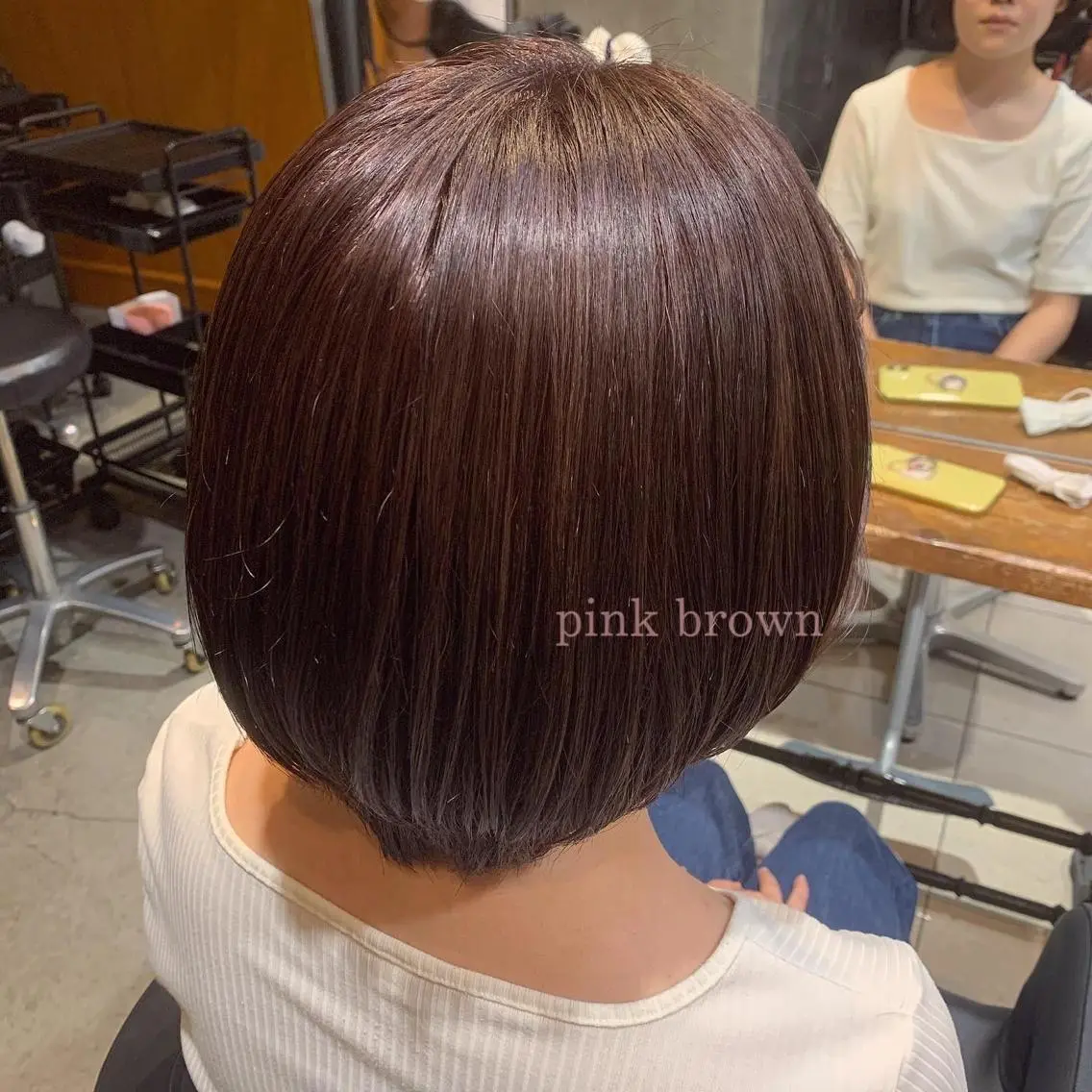 ショート カラー カット トリートメント 髪質改善カラー&TR 縮毛矯正/弱酸性矯正のヘアスタイル