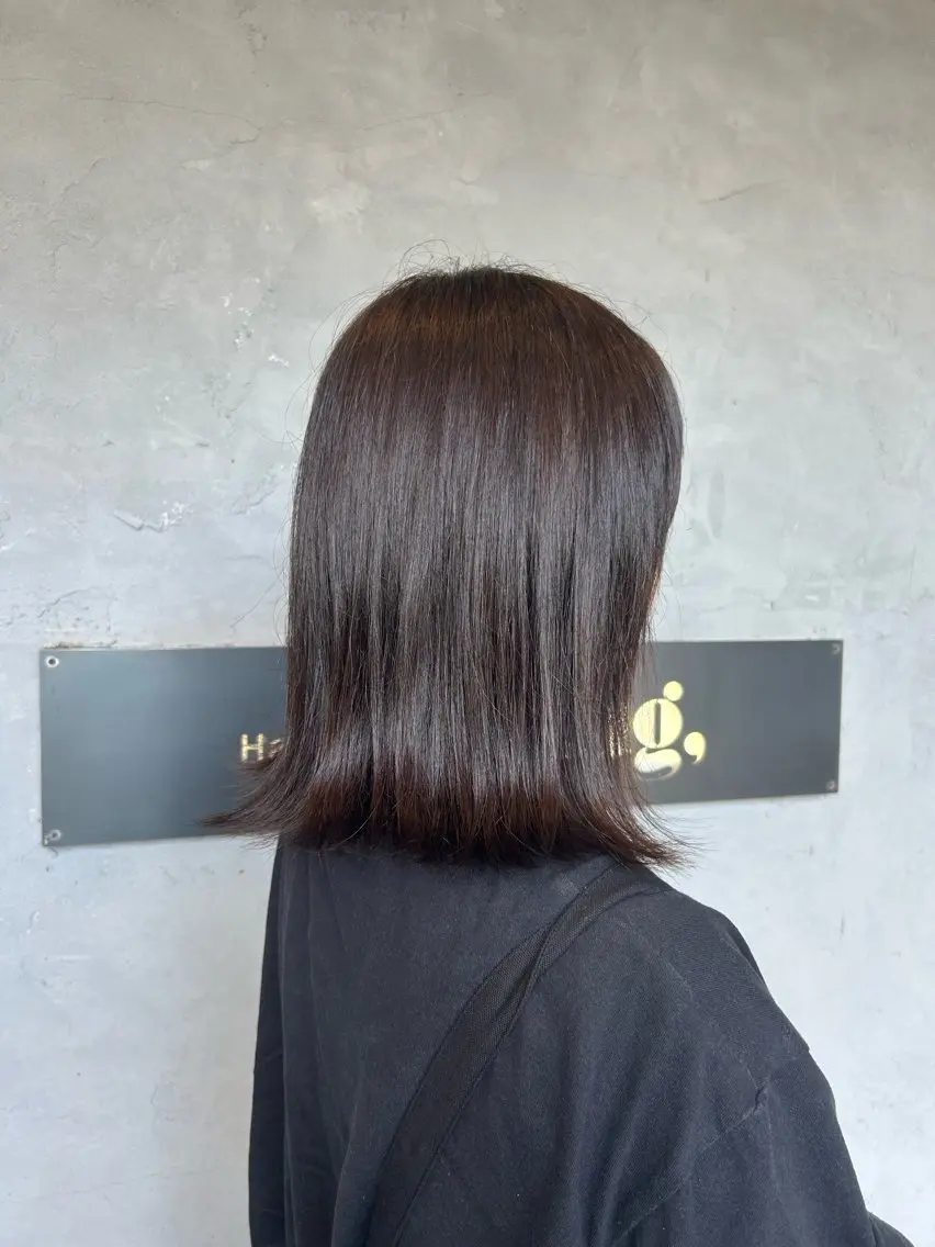 ミディアム ヘアカラー Snug,Hair 愛美海(あみか)のヘアスタイル
