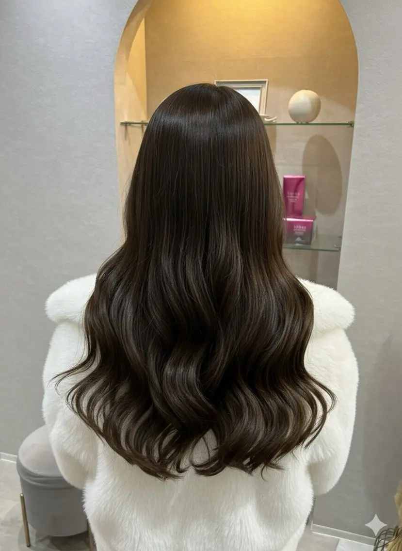 ロング カラー ブラウンカラー チョコレートブラウン 髪質改善 トリートメント カット ヘアカラー トリートメント 💠 AYAKA💠のヘアスタイル