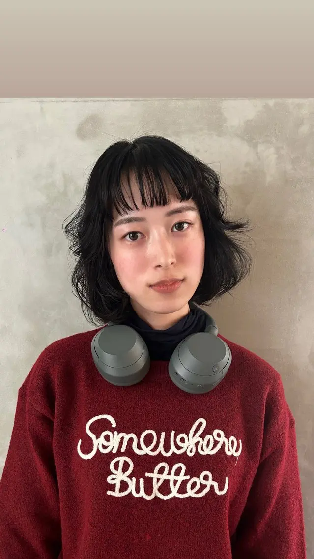 ミディアム カラー カット ヘアカラー タナカ カナ🫧のヘアスタイル