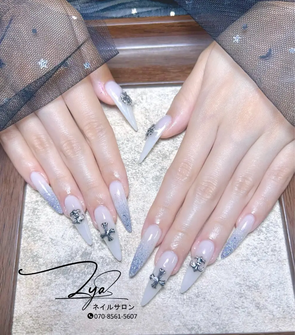 ネイル 長さ出し Lya Nail Salonのネイルデザイン