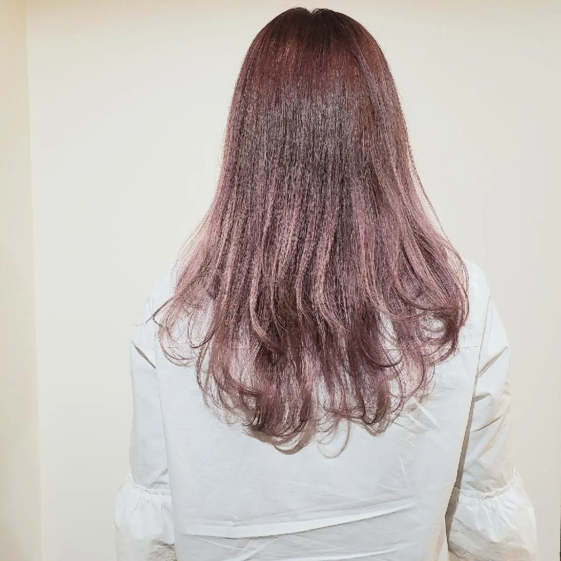 ロング カット トリートメント 🇰🇷透明感×ハイ トーン🌟tomoのヘアスタイル