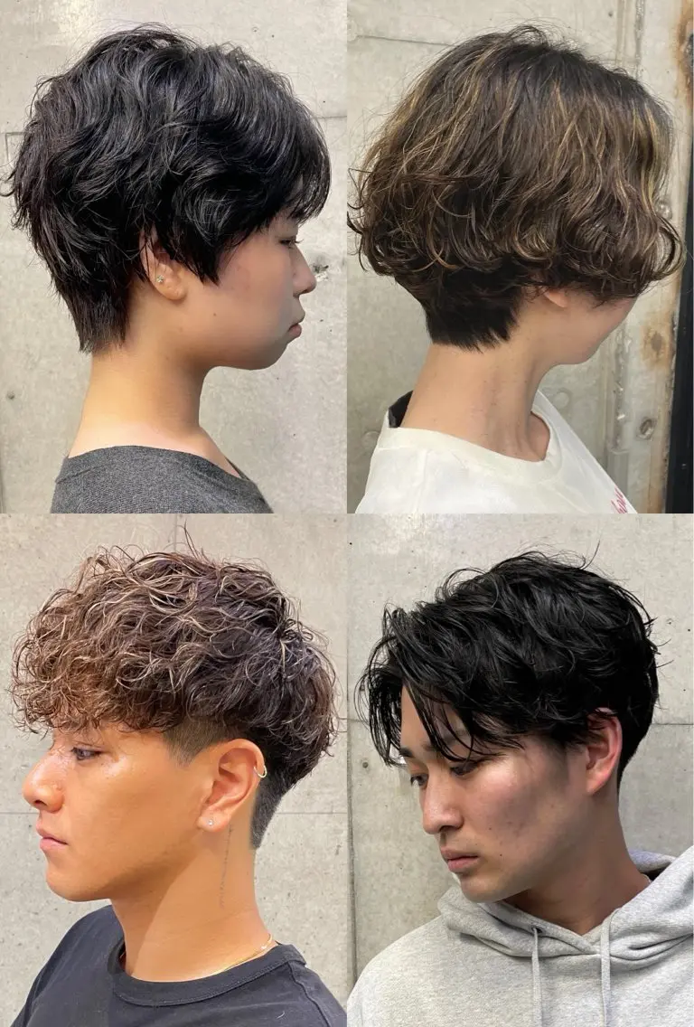 ショート パーマ 西大島美容師 渡部仁太のヘアスタイル