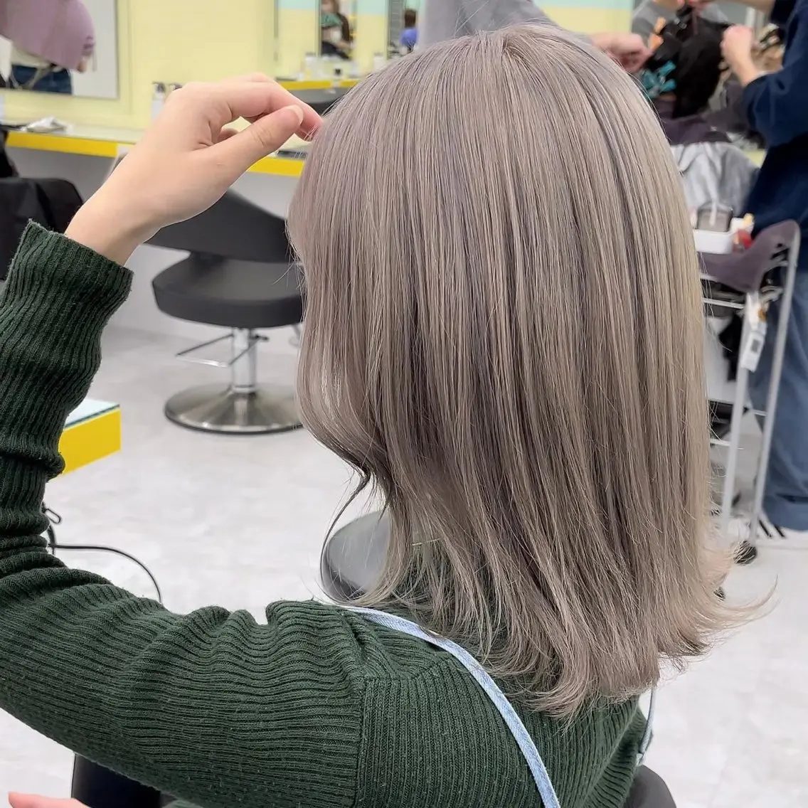 ロング ヘアアレンジ 🫧ハイトーン/ 髪質改善/ヒナタ🫧のヘアスタイル