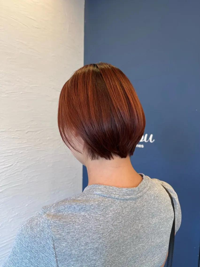 【バッサリ✂️】ショートボブカット+ライトトリートメント✨の写真
