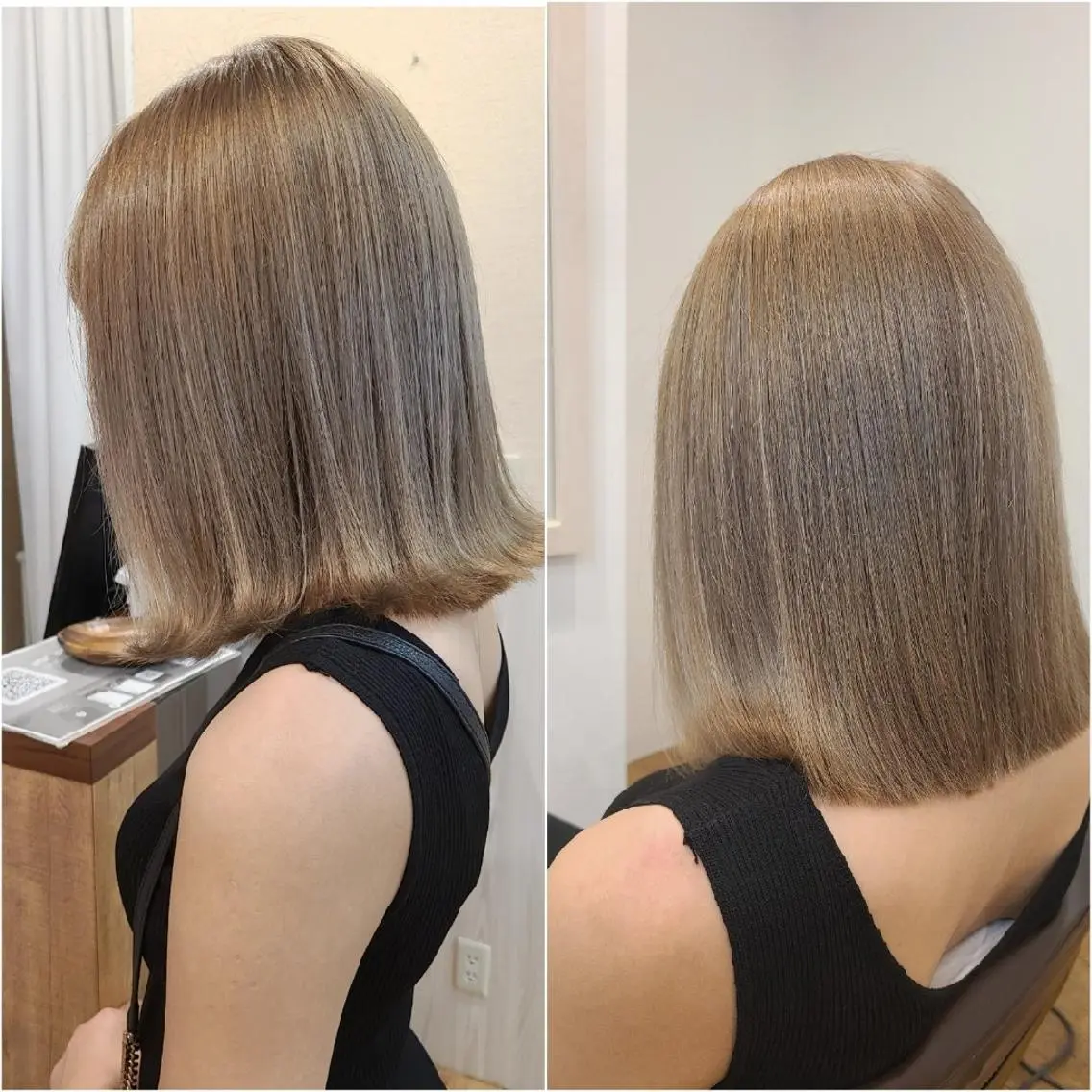 【カット＆カラー】安定人気☆カット料金無料☆🌈透明感イルミナカラー＆つるりんちょトリートメントの写真