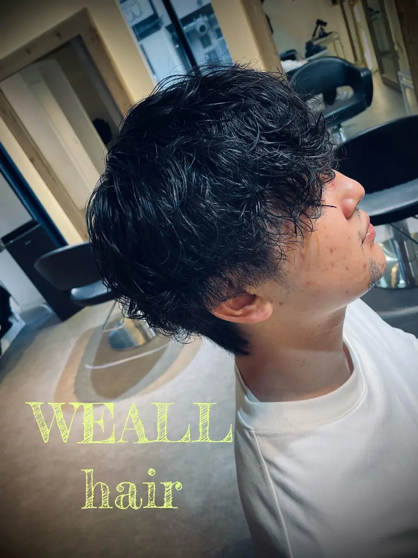 メンズ メンズ韓国風 徳井 佑次のヘアスタイル
