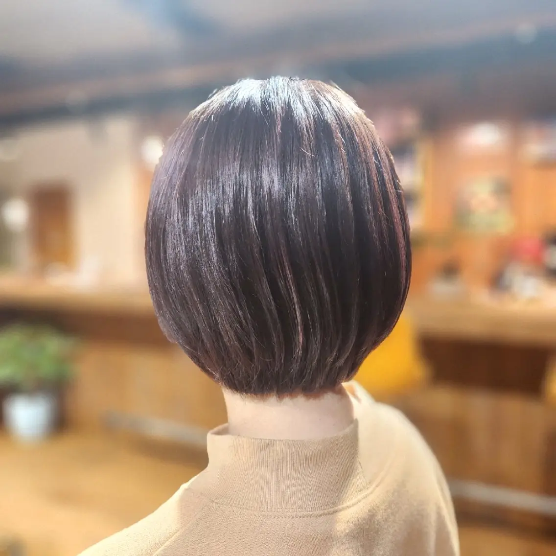 ショート ボブ 伸ばしかけ ハイライト シールエクステ🎀 ホシノ🕒ユウカのヘアスタイル