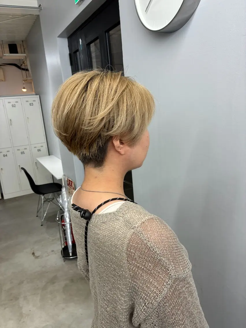 ショート ショートヘア かわごえ ゆうまのヘアスタイル