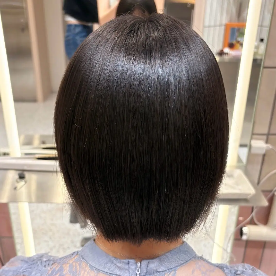 ショート 縮毛矯正 新宿/艶カラー/ mikuのヘアスタイル