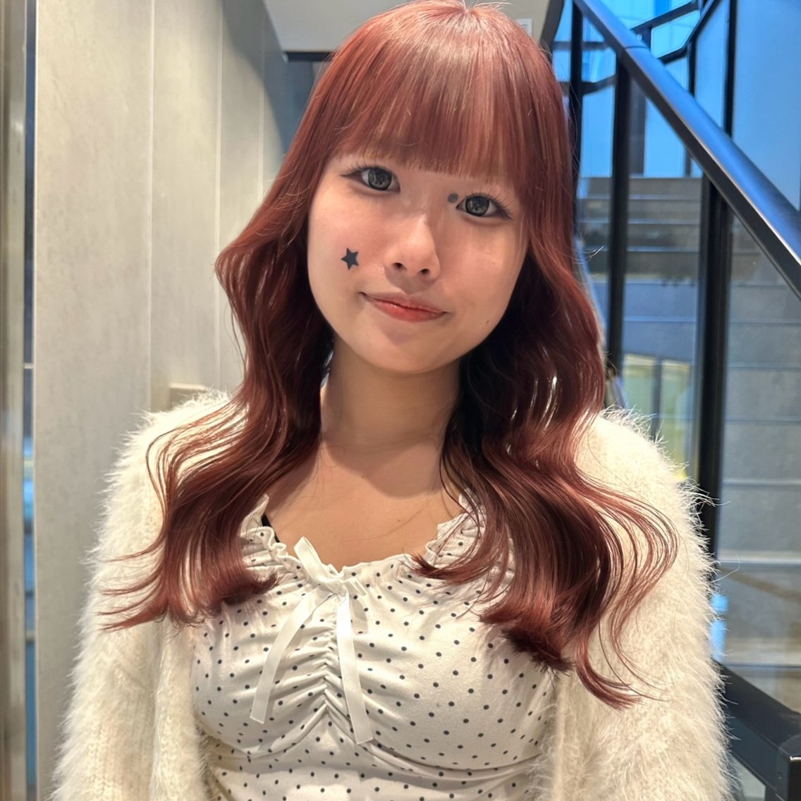ロング カラー ヘアカラー トリートメント ピンクカラー/カラー 新宿美容室🎀のヘアスタイル