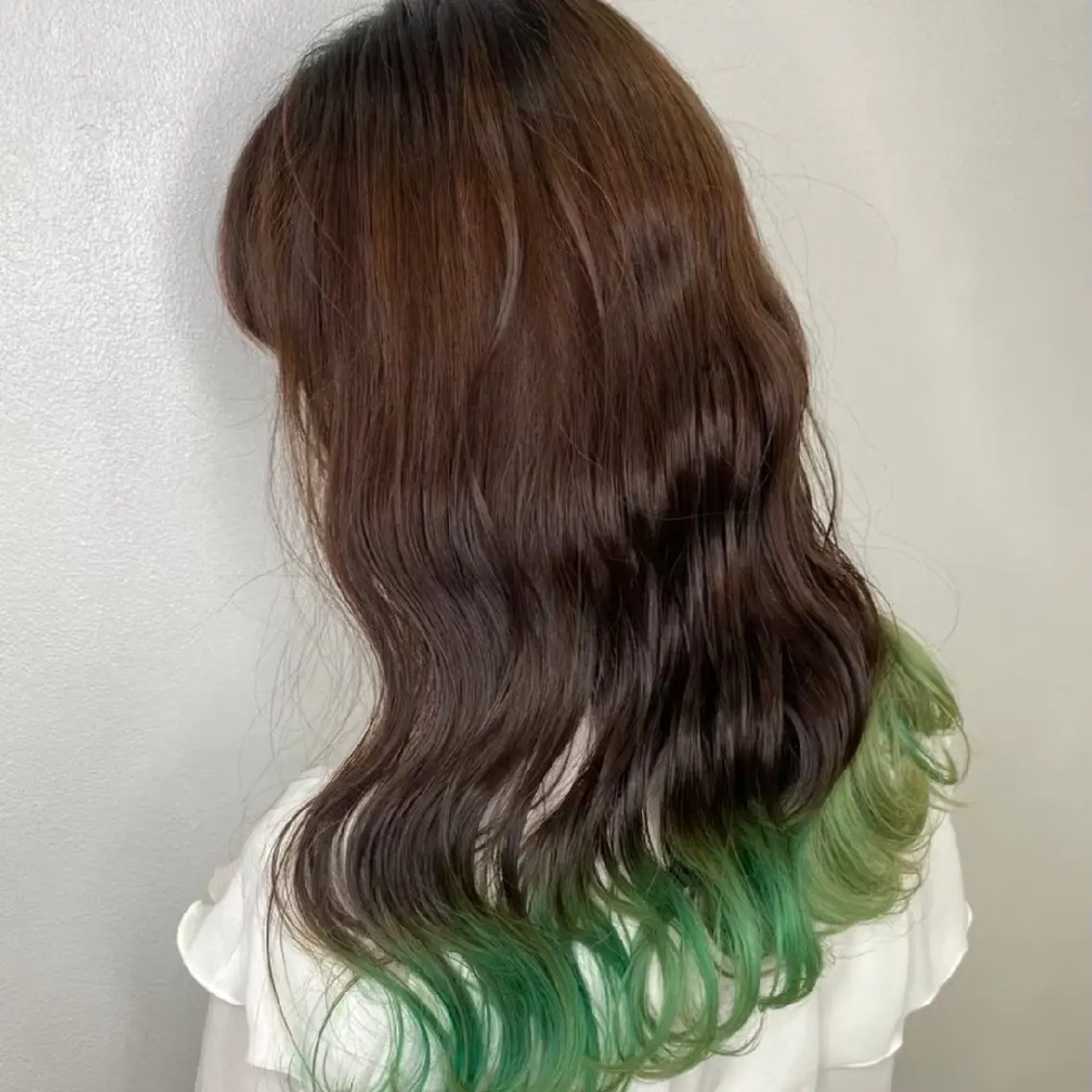 ロング カラー 縮毛矯正/ワンカラー モデル募集🫧羽夏のヘアスタイル