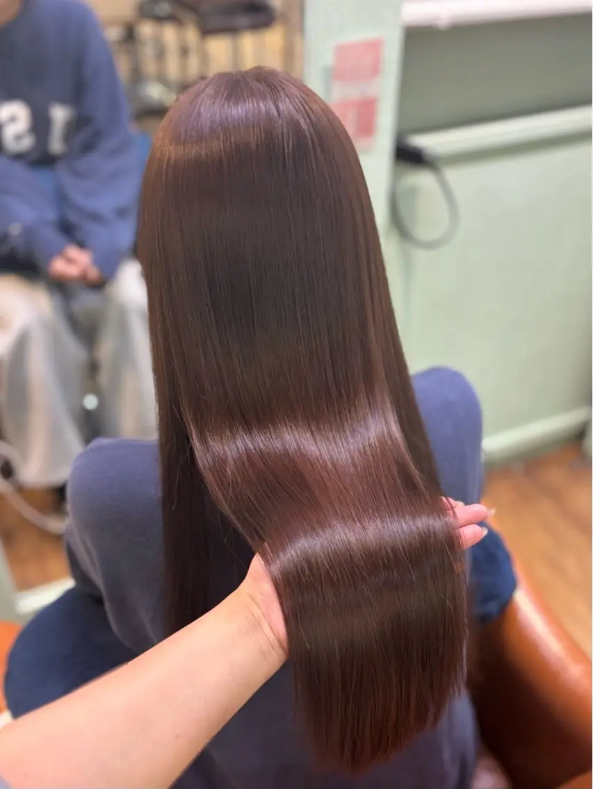 セミロング トリートメント 🍒ねね/横浜/ 似合わせカラー🍒のヘアスタイル