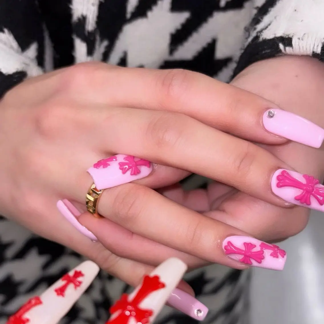 ネイル アートネイル 桜ネイル フラワーネイル ジェルネイル ガーリー ハンドネイル ハンドケア Kawaii Chiba nailのネイルデザイン
